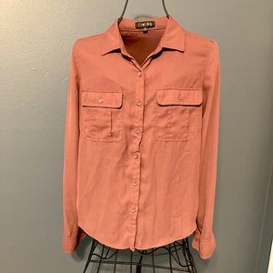Coral blouse